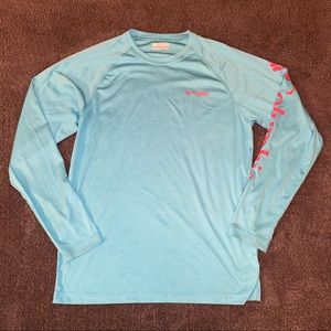 Columbia PFG Blue Long sleeve Shirt size small